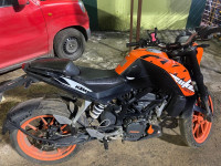 Orange Black KTM Duke 200