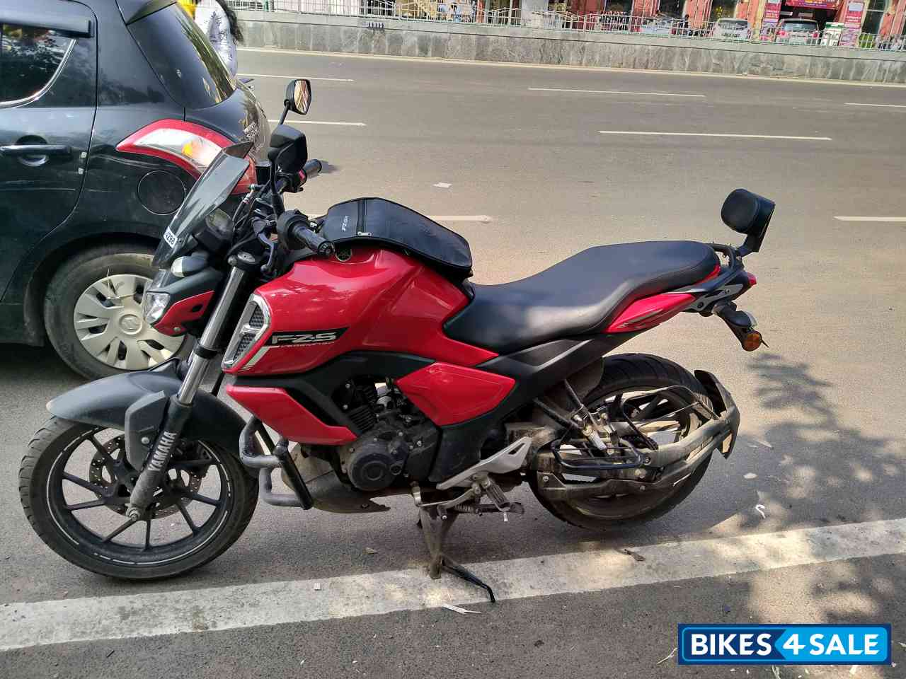 Fiery Red Yamaha FZ-S FI V3 BS6