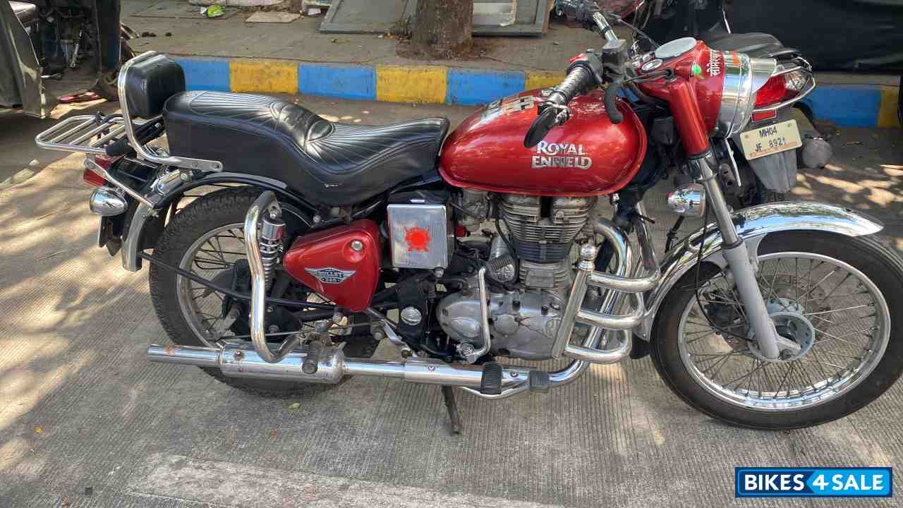 Maroon Royal Enfield Bullet Electra