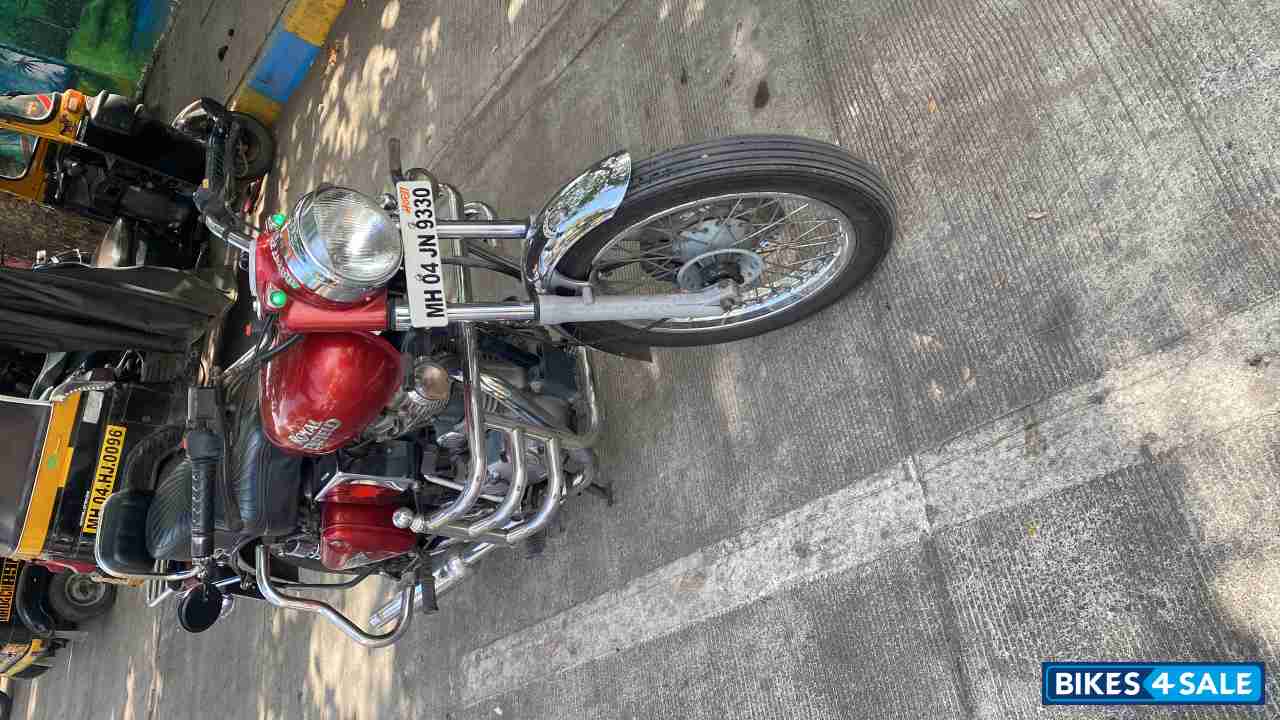 Maroon Royal Enfield Bullet Electra