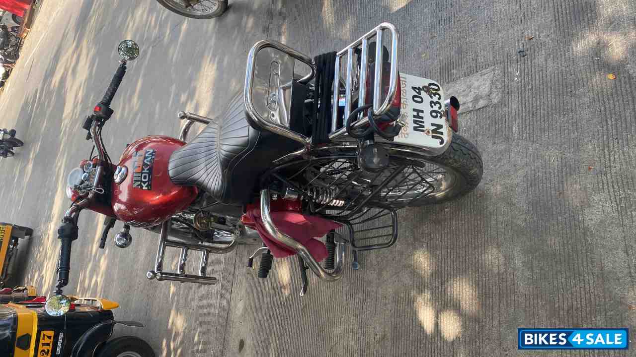 Maroon Royal Enfield Bullet Electra