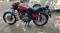 Maroon Royal Enfield Bullet Electra
