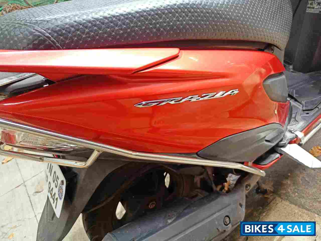 Neon Orange Honda Grazia