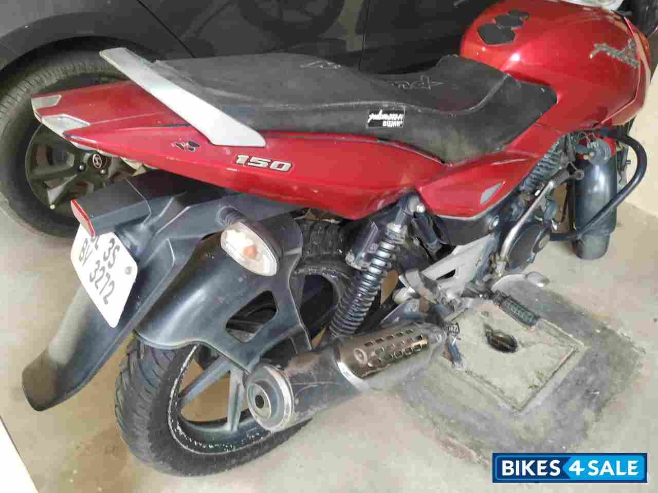 Wine Red Bajaj Pulsar 150 DTSi