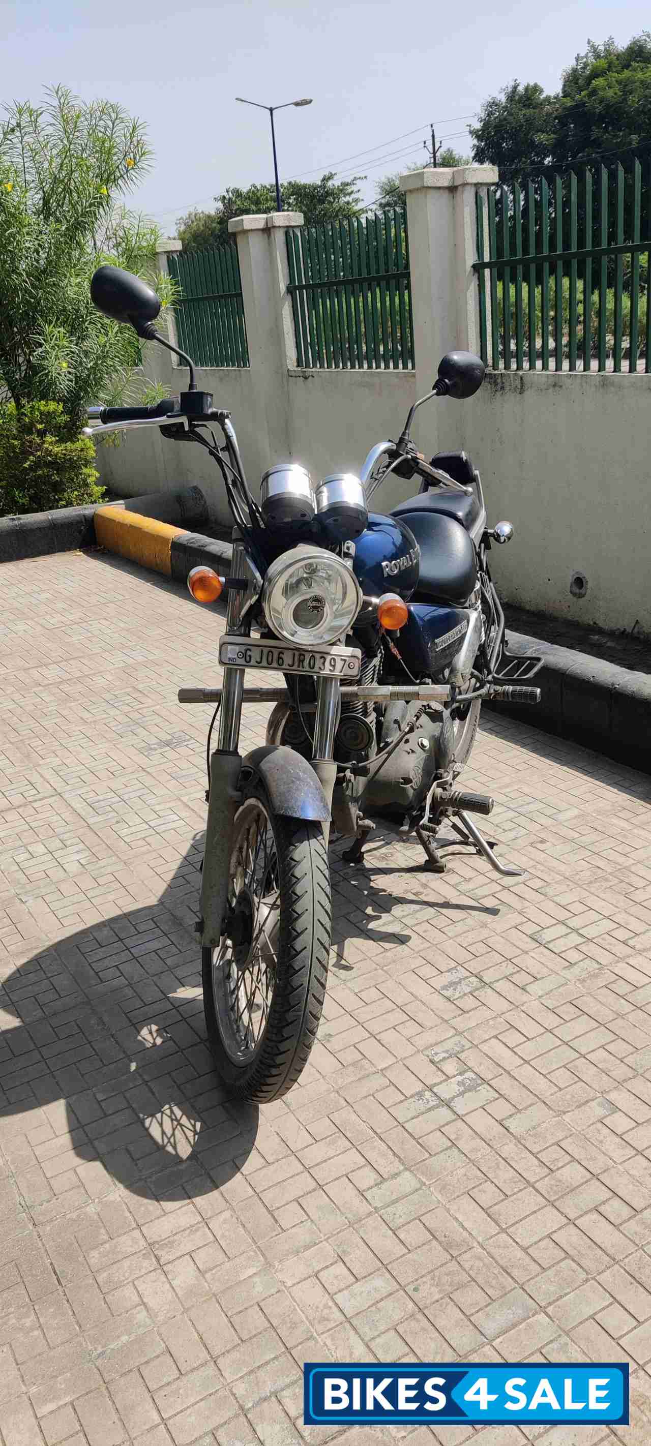 Marine Blue Royal Enfield Thunderbird 350