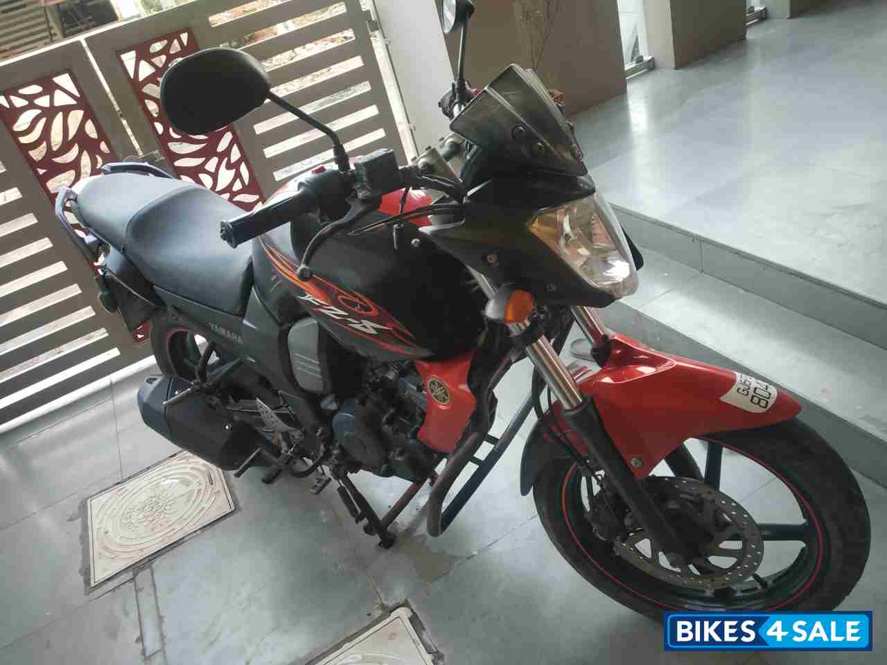 Orange & Black Yamaha FZ-S