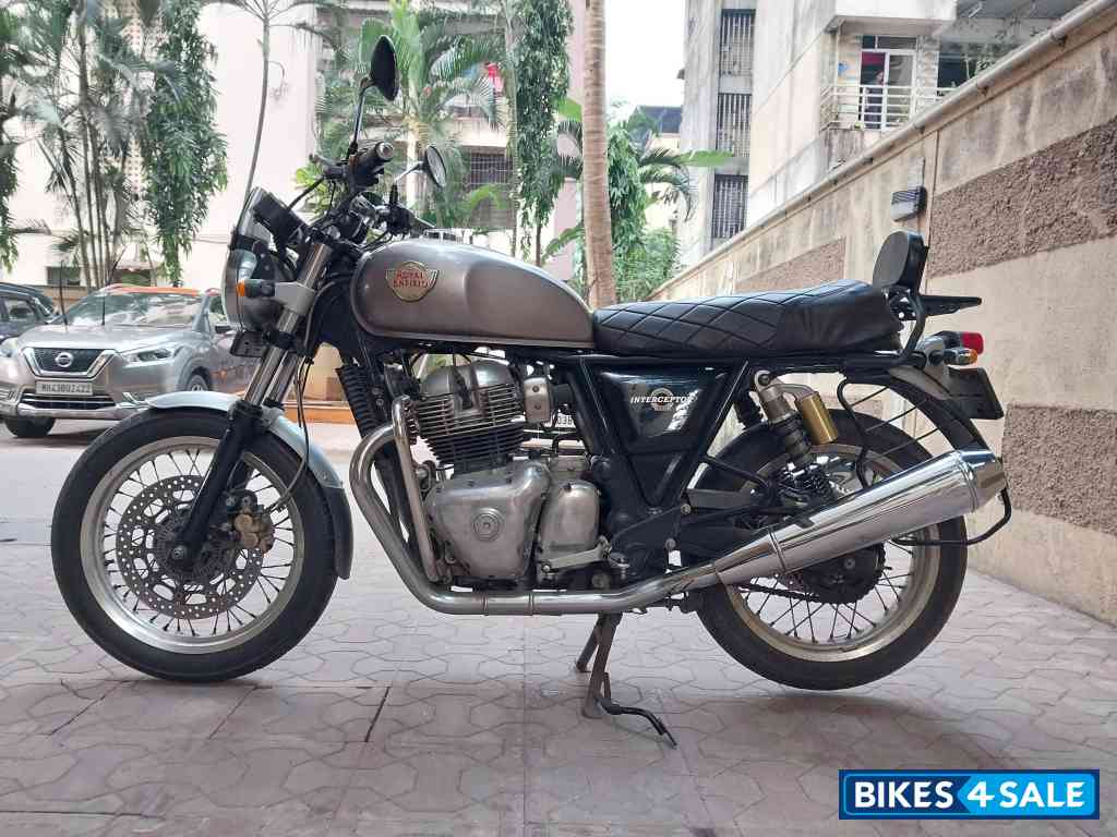 Grey Royal Enfield Interceptor 650 Twin