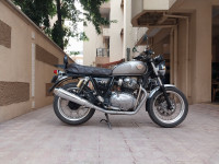 Grey Royal Enfield Interceptor 650 Twin