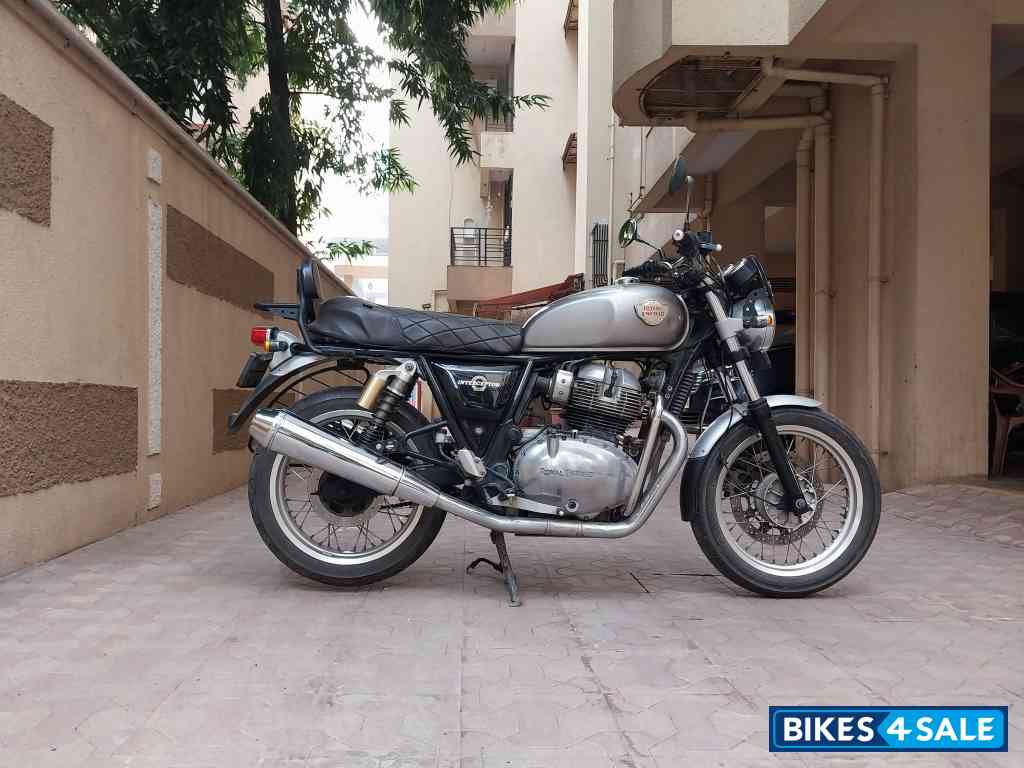 Grey Royal Enfield Interceptor 650 Twin