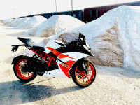 Orange & White KTM RC 200