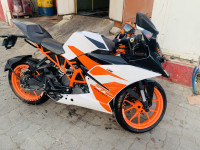 Orange & White KTM RC 200