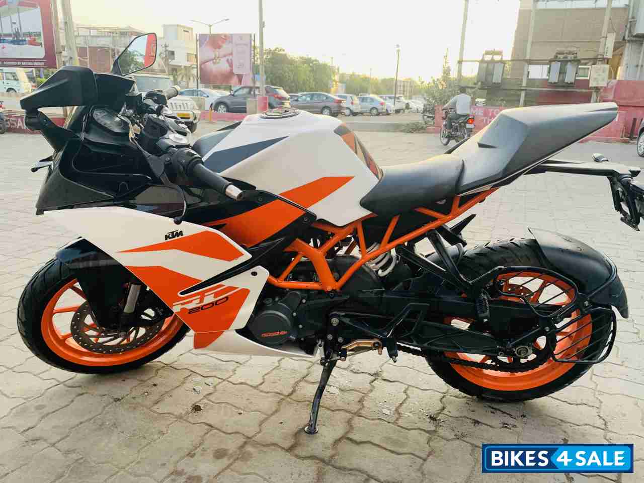 Orange & White KTM RC 200