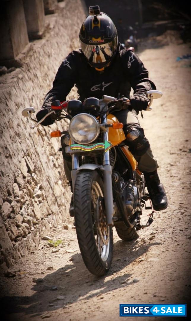 Yellow Royal Enfield Continental GT 535