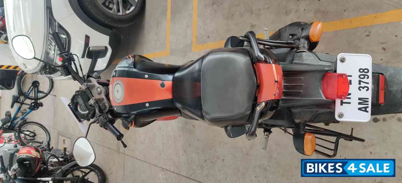 Black With Orange Yamaha FZ-S