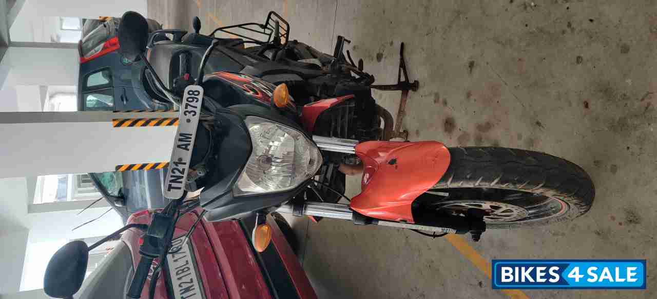 Black With Orange Yamaha FZ-S