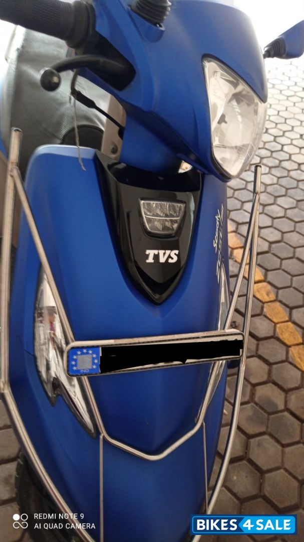 Blue TVS Scooty Zest