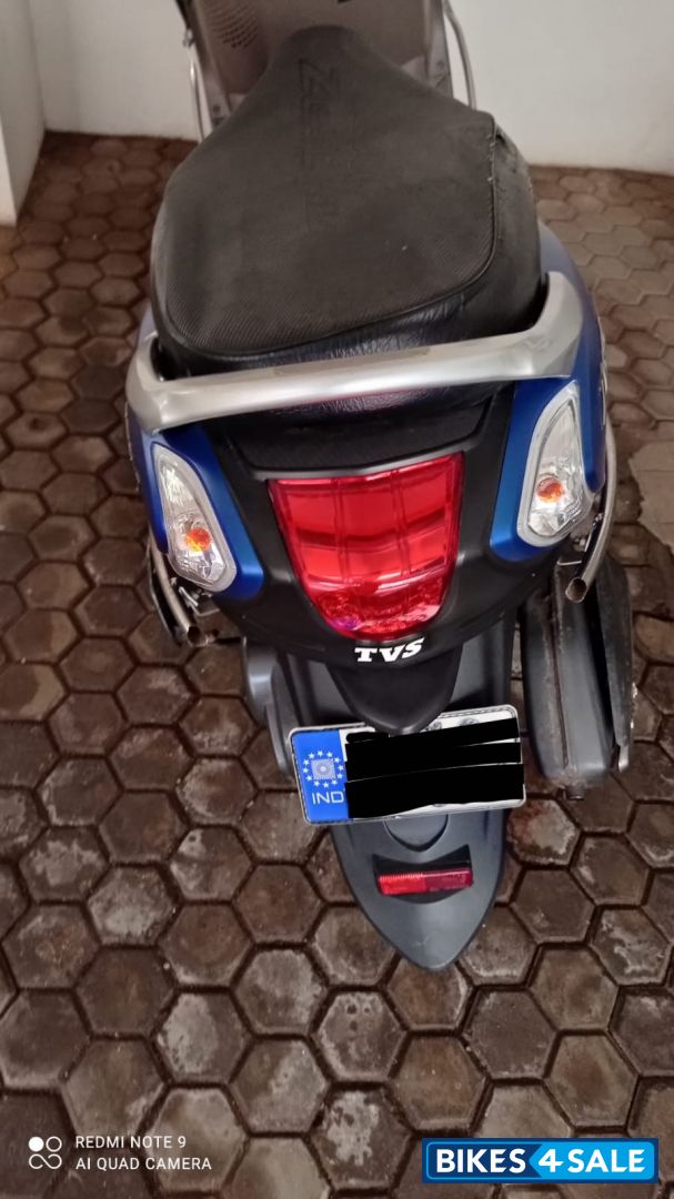 Blue TVS Scooty Zest