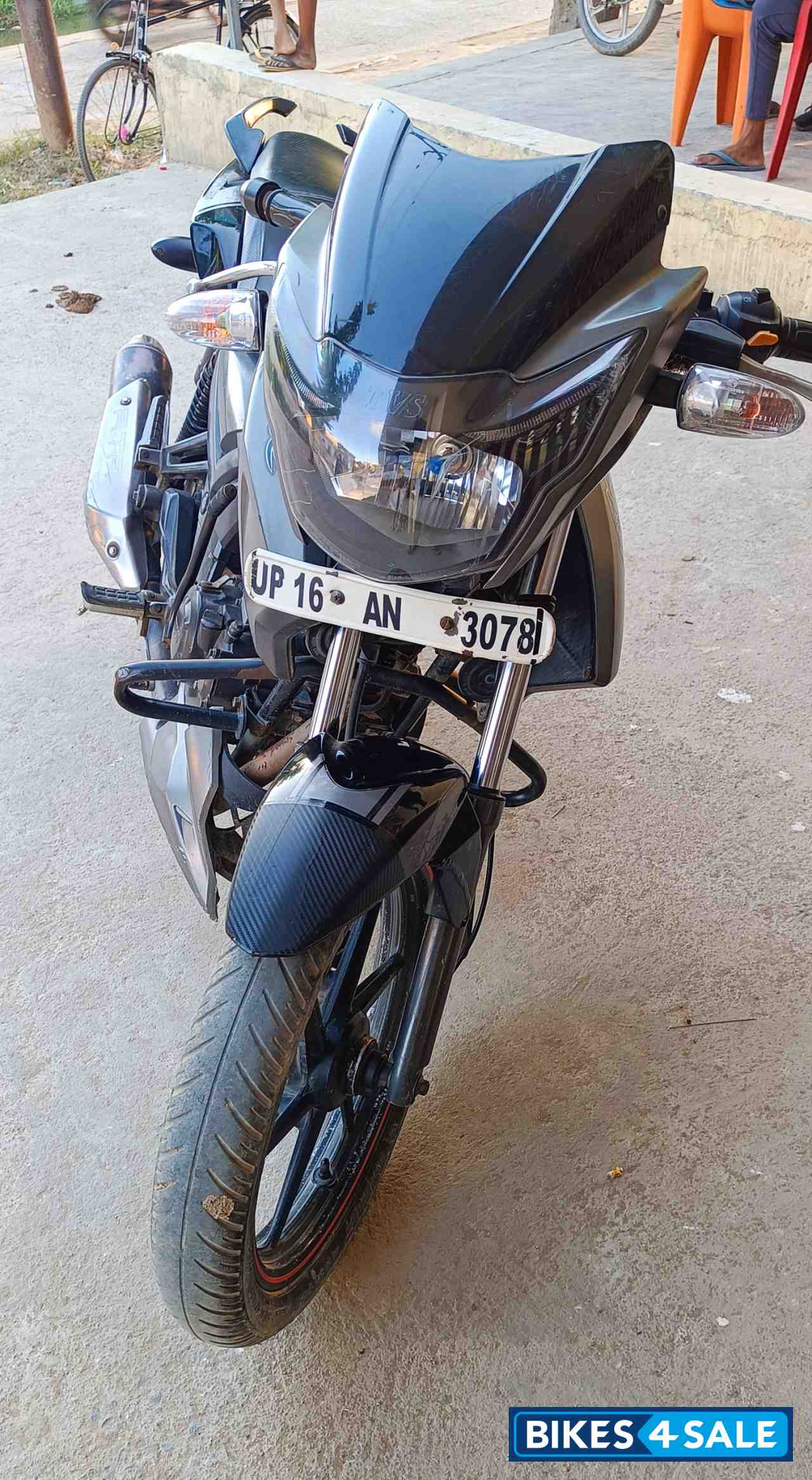 Grey TVS Apache RTR 160