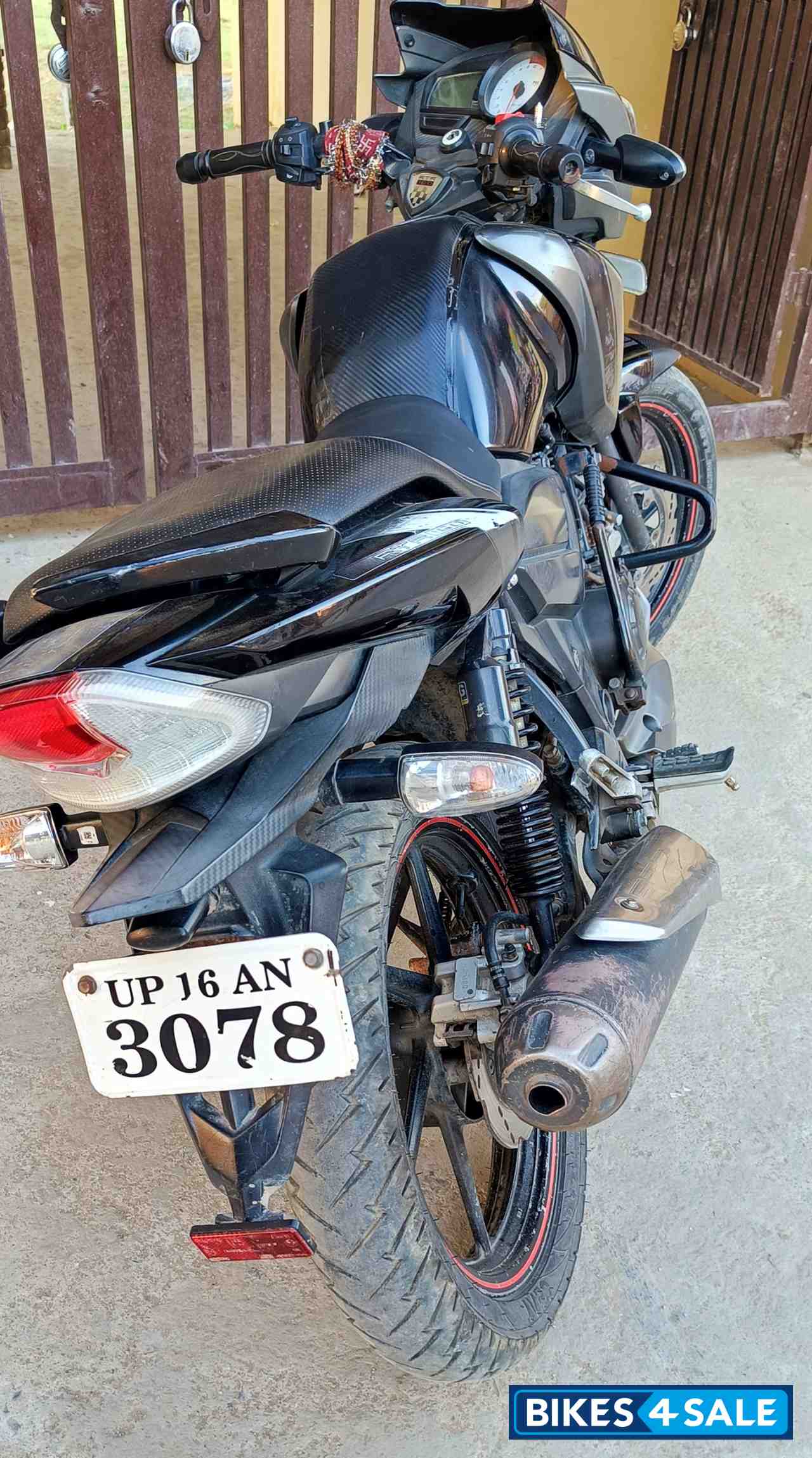 Grey TVS Apache RTR 160