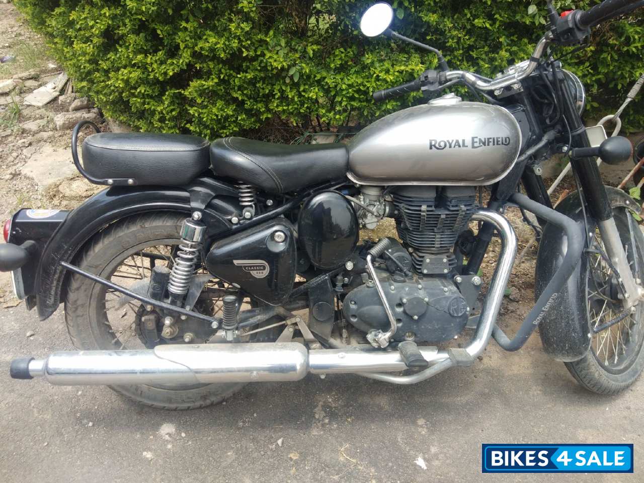 Mercury Silver Royal Enfield Classic 350