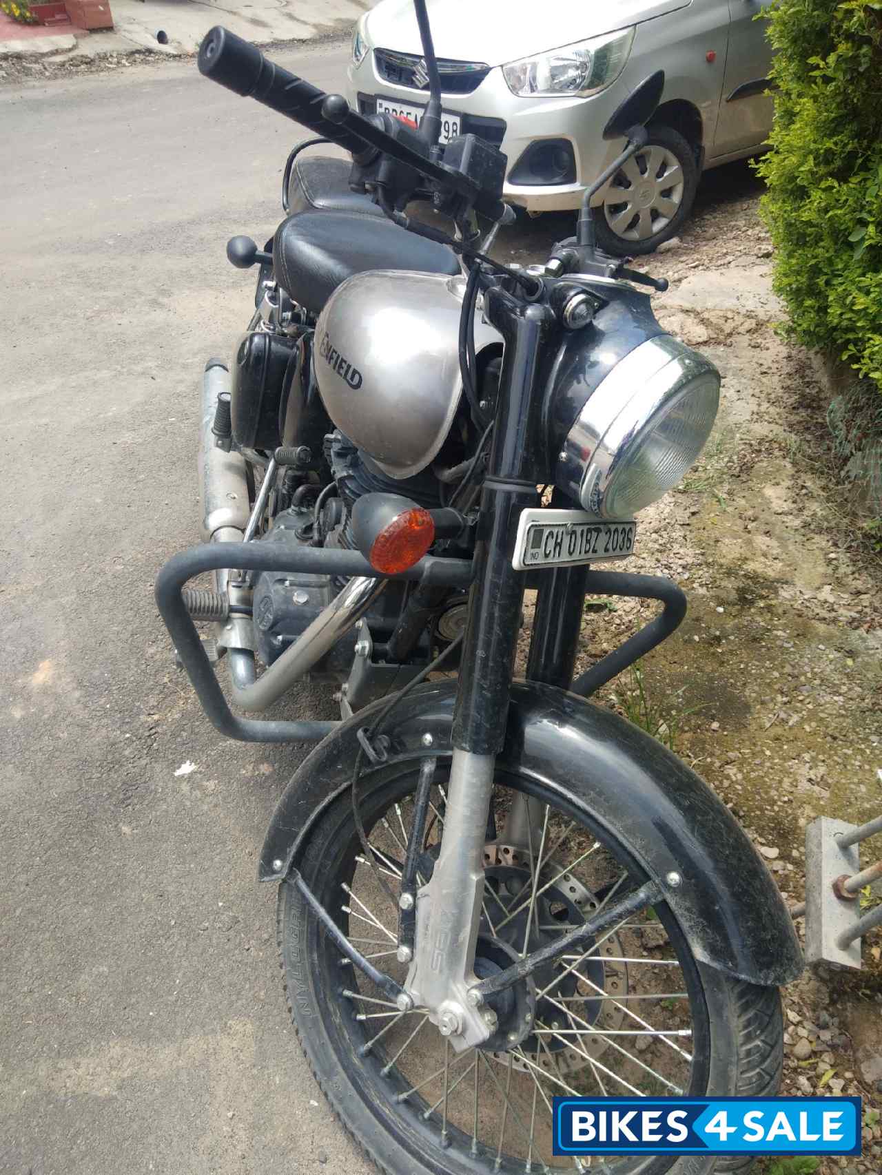 Mercury Silver Royal Enfield Classic 350
