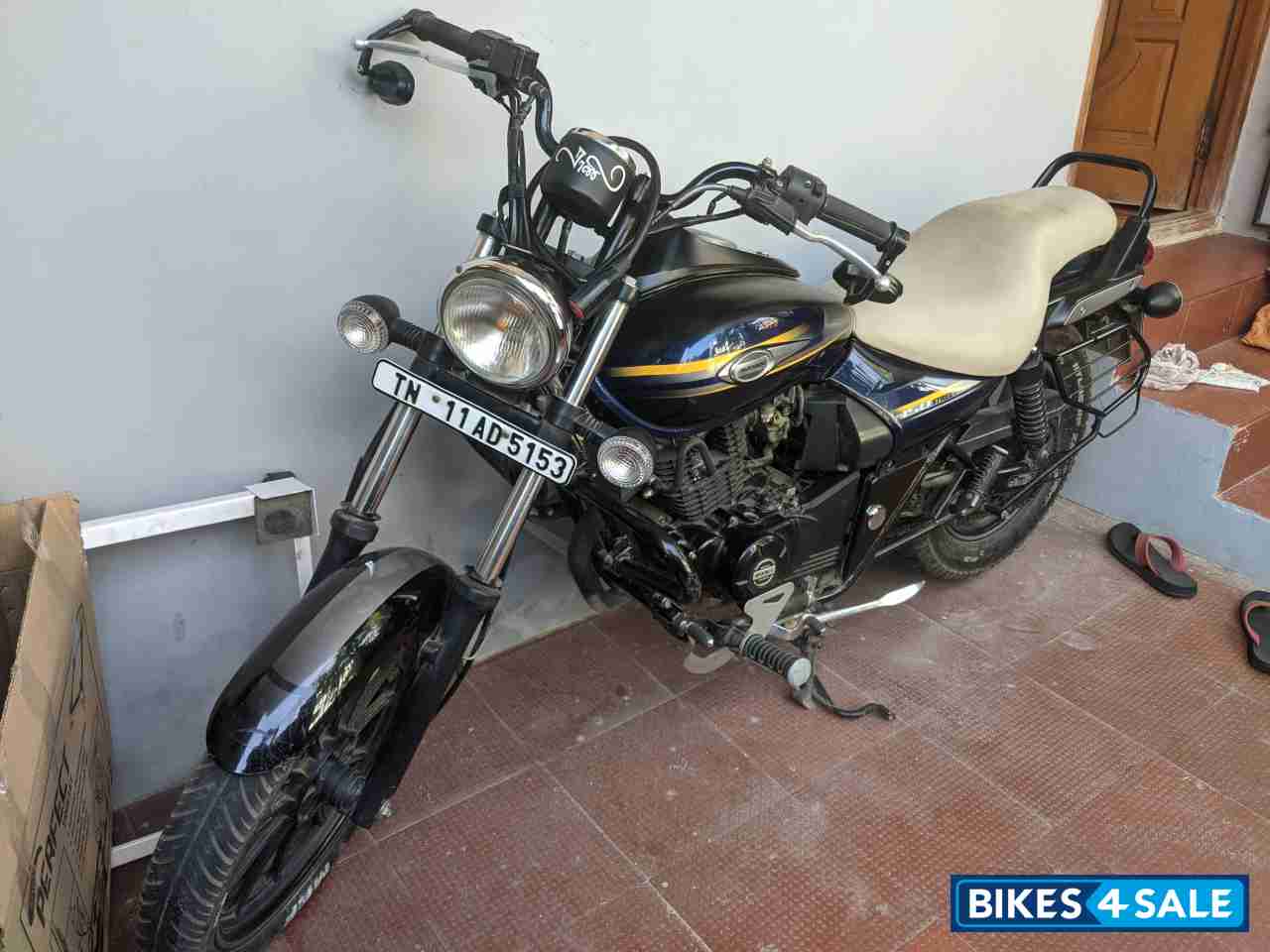 Blue Bajaj Avenger Avenger 150 BS IV