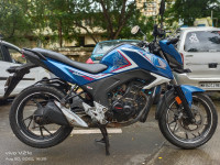 Blue And Black Honda CB Hornet 160R ABS