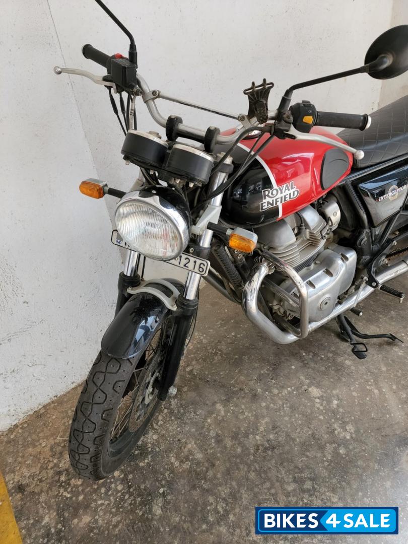 Ravishing Red Royal Enfield Interceptor 650 Twin