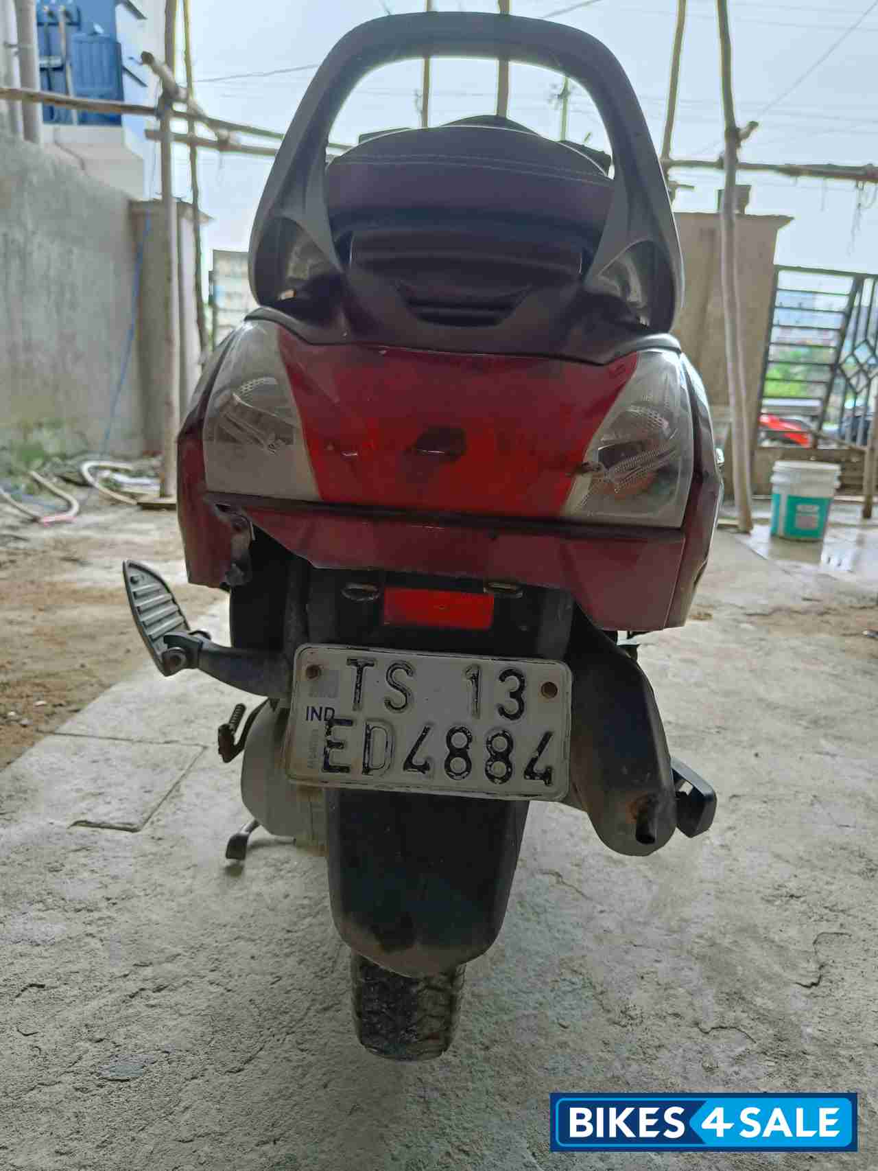 Red Metallic Honda Activa 3G