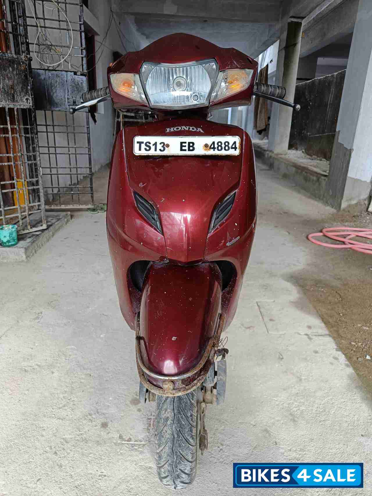 Red Metallic Honda Activa 3G