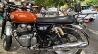 Orange Royal Enfield Interceptor 650 Twin