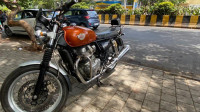 Orange Royal Enfield Interceptor 650 Twin