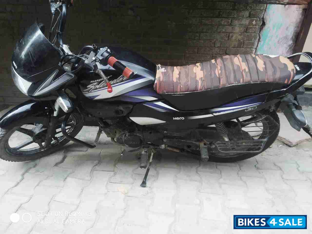 Black And Blue Hero Super Splendor