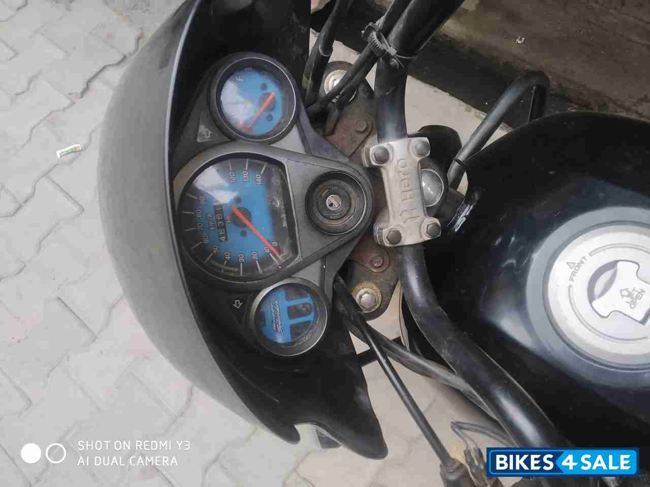 Black And Blue Hero Super Splendor