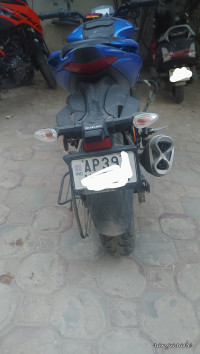 Blue Suzuki Gixxer BS6