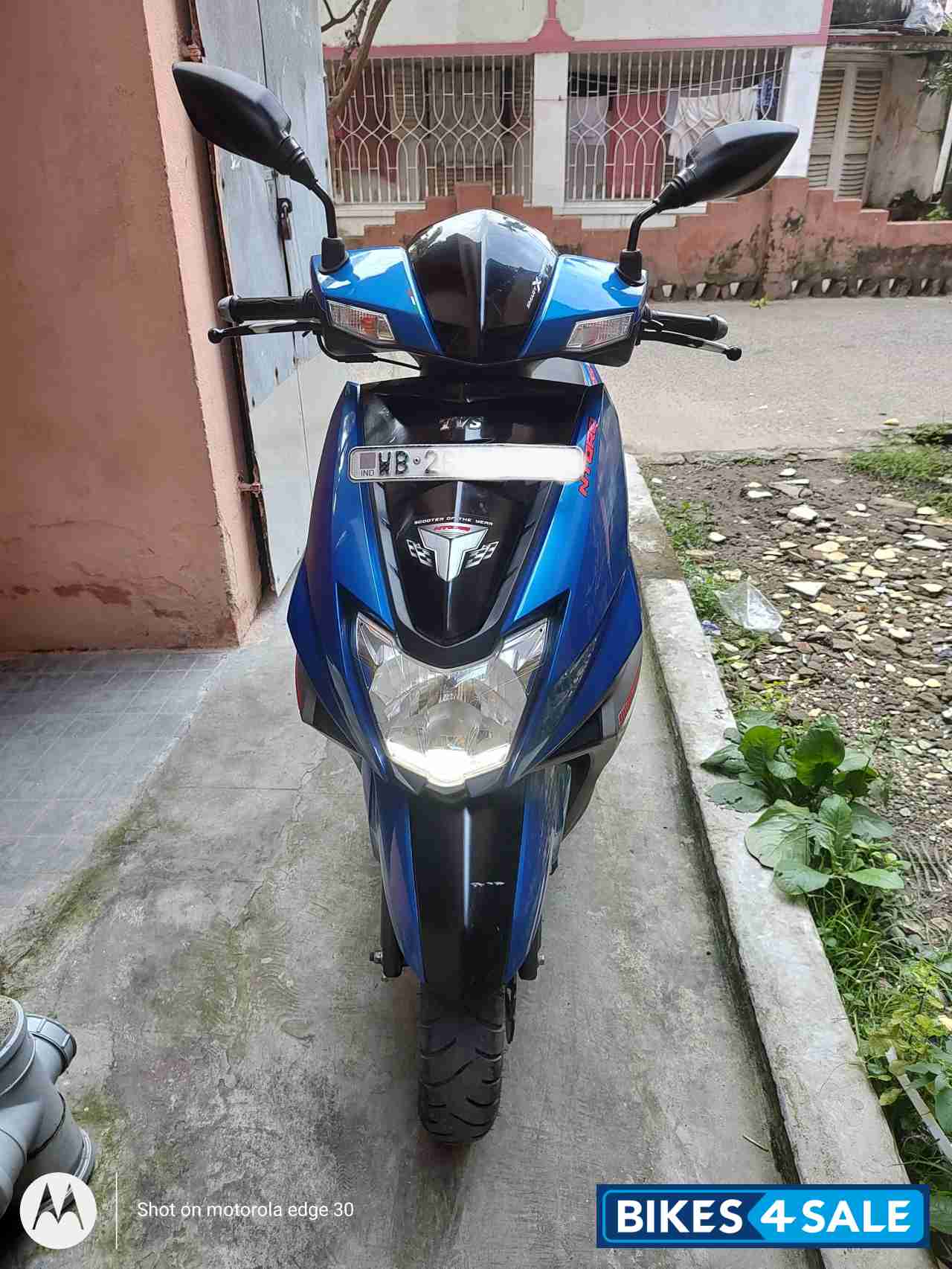Blue TVS NTORQ 125