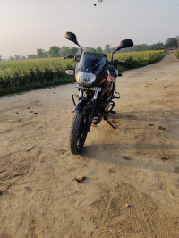 Black Red Bajaj Pulsar 125 Split Seat