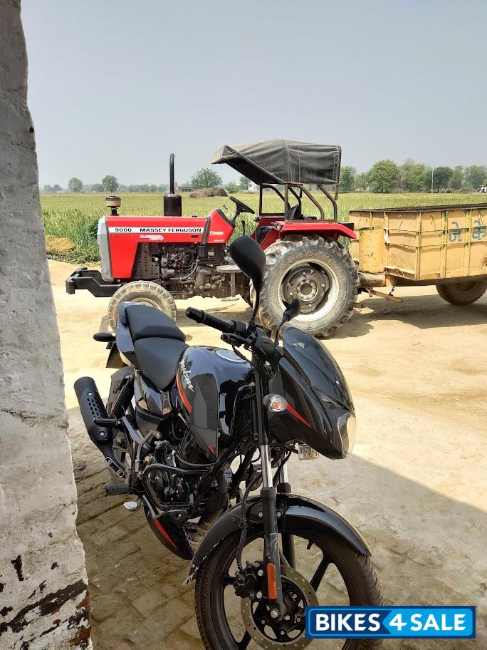 Black Red Bajaj Pulsar 125 Split Seat