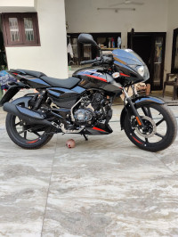 Black Red Bajaj Pulsar 125 Split Seat