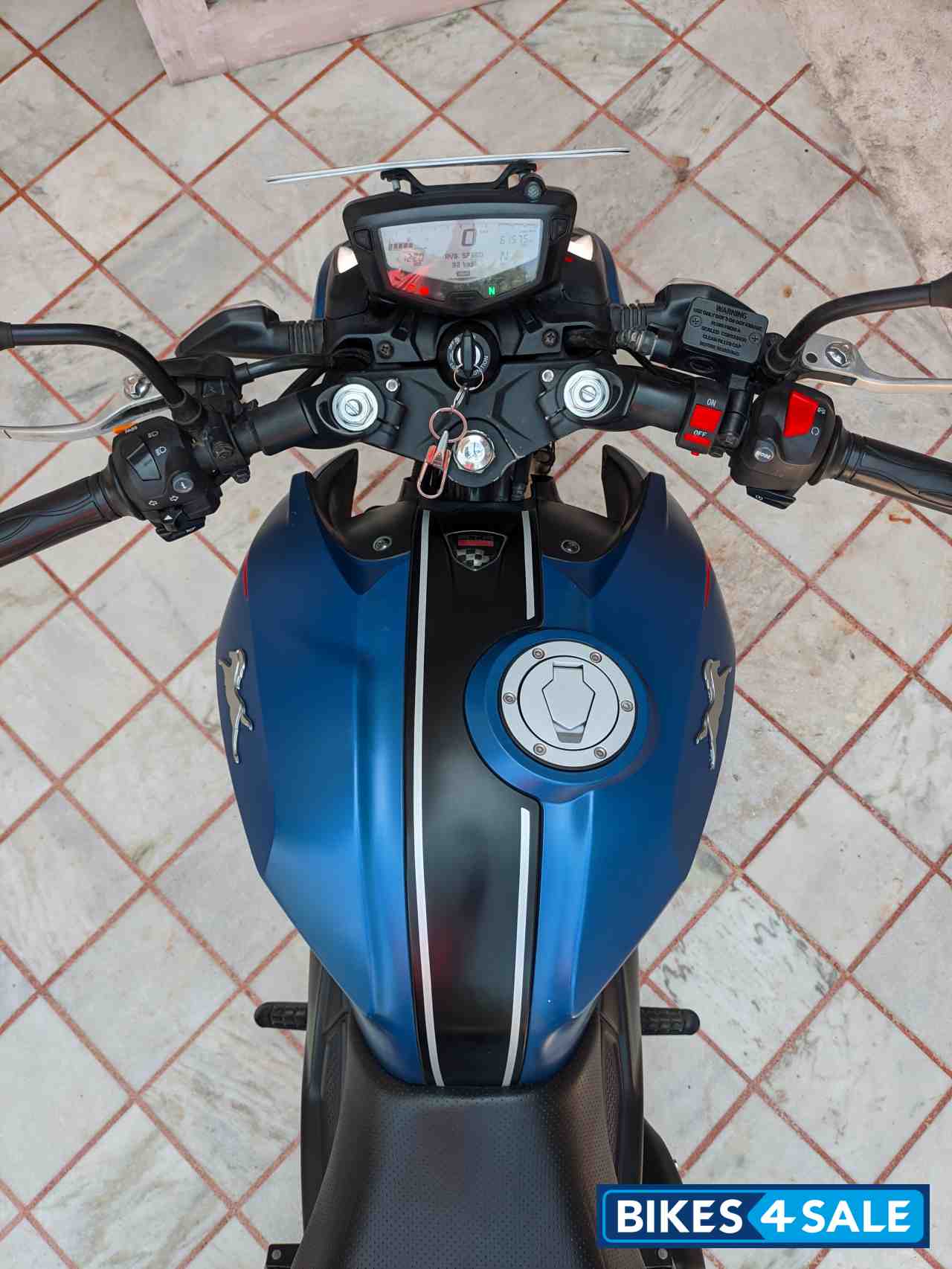 Matte Blue TVS Apache RTR 200 Fi 4V Matte Blue TVS Apache RTR 200 Fi 4V