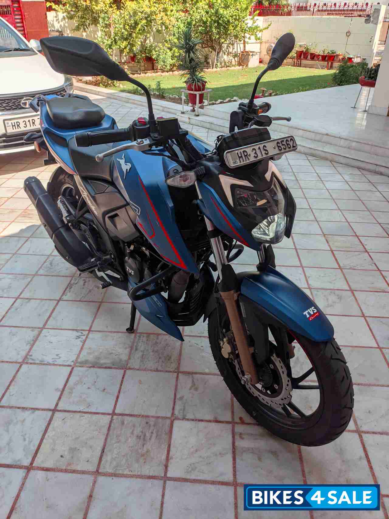 Matte Blue TVS Apache RTR 200 Fi 4V Matte Blue TVS Apache RTR 200 Fi 4V