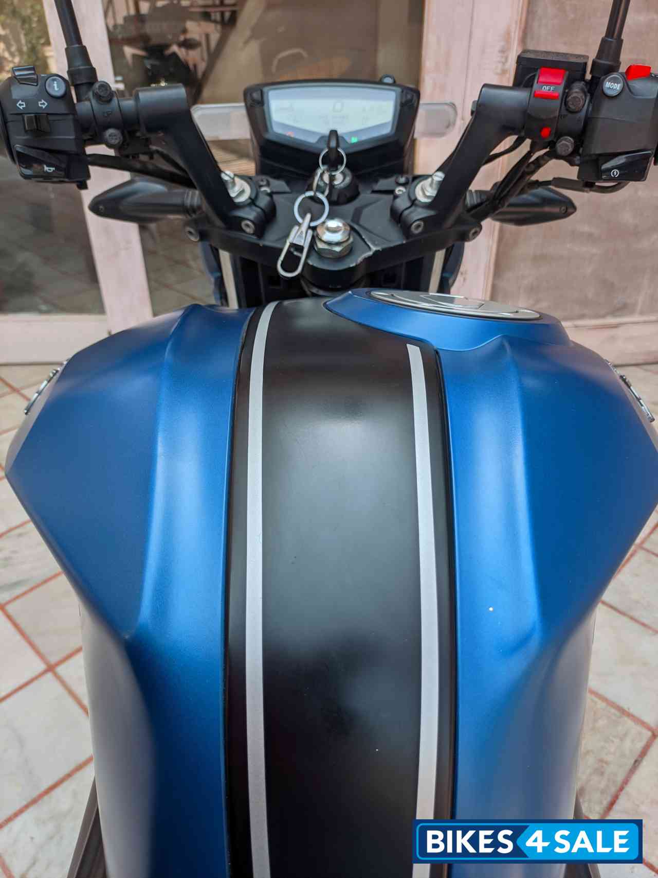 Matte Blue TVS Apache RTR 200 Fi 4V Matte Blue TVS Apache RTR 200 Fi 4V