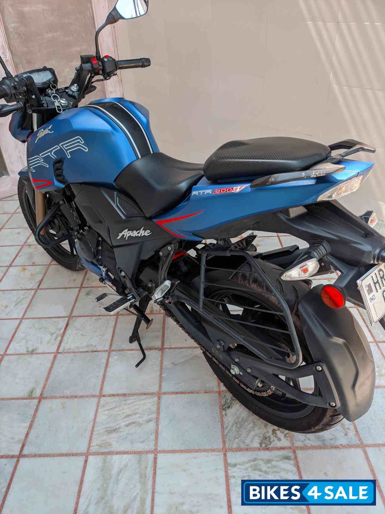 Matte Blue TVS Apache RTR 200 Fi 4V Matte Blue TVS Apache RTR 200 Fi 4V