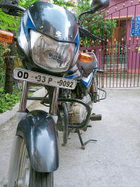 Blue Black Bajaj CT 100 ES