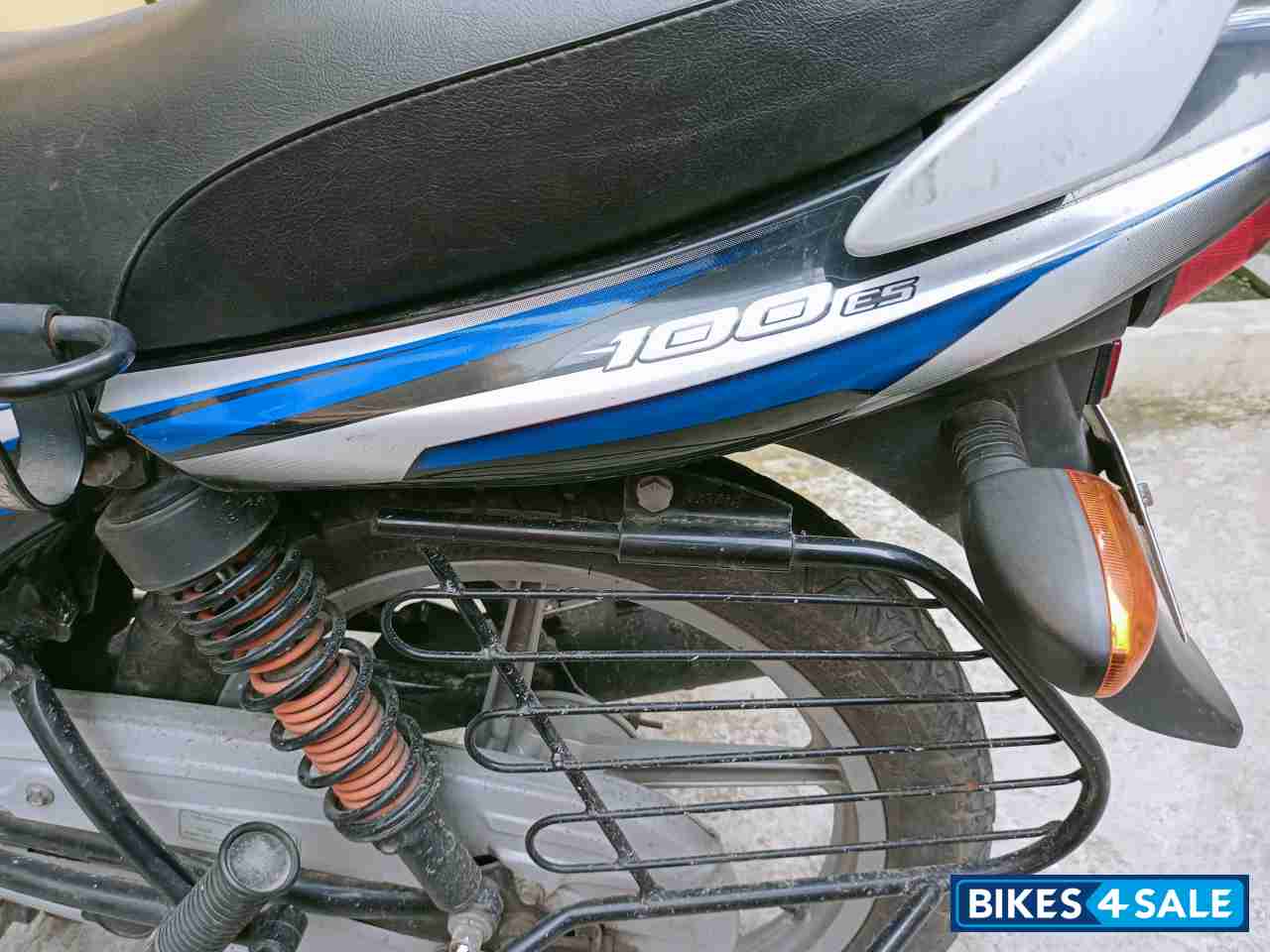 Blue Black Bajaj CT 100 ES