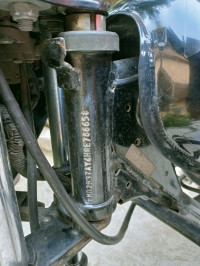 Blue Black Bajaj CT 100 ES