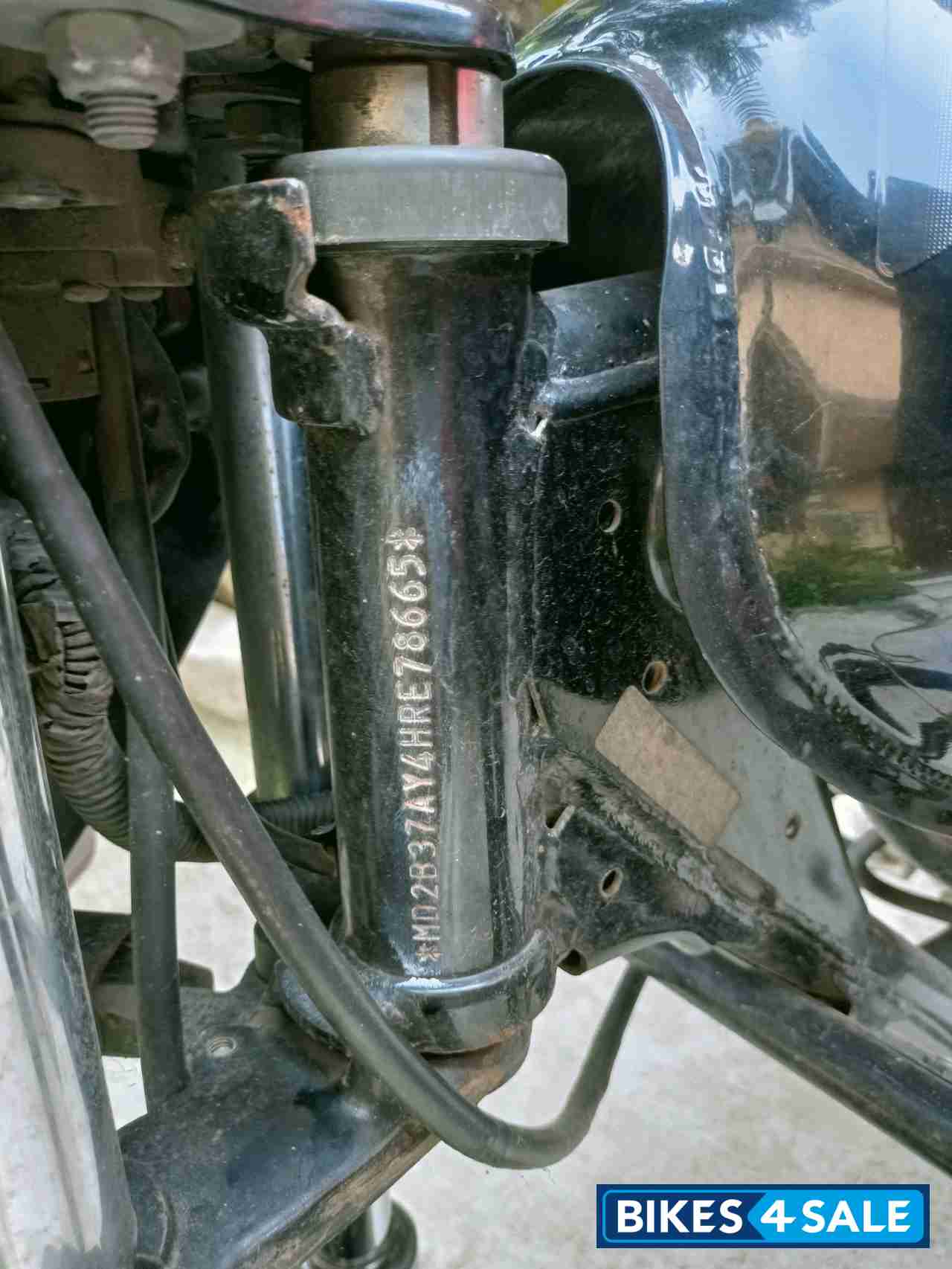 Blue Black Bajaj CT 100 ES