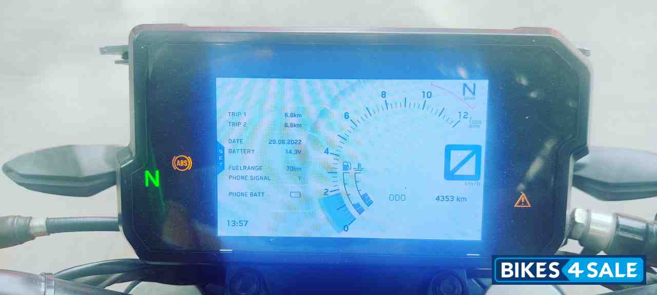 Orange Black KTM Duke 390