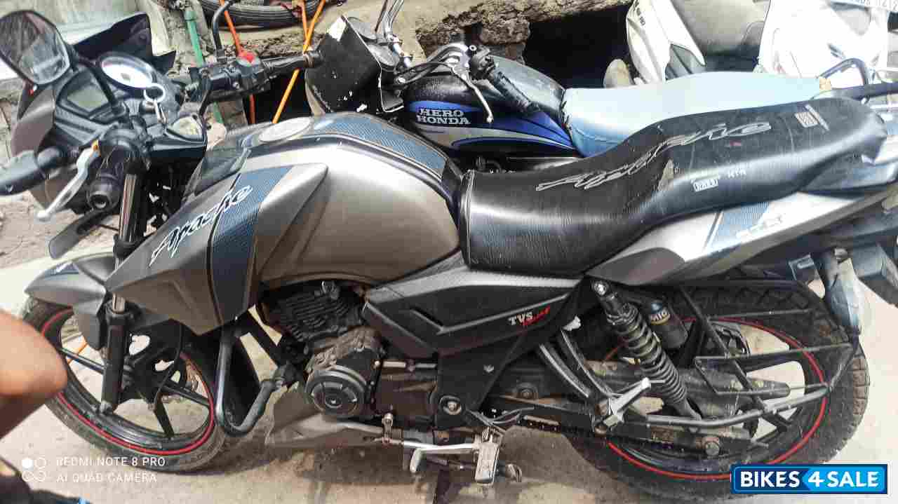 Grey TVS Apache RTR 160