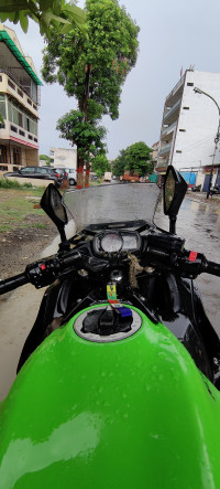 Lime Green Kawasaki Ninja 650R